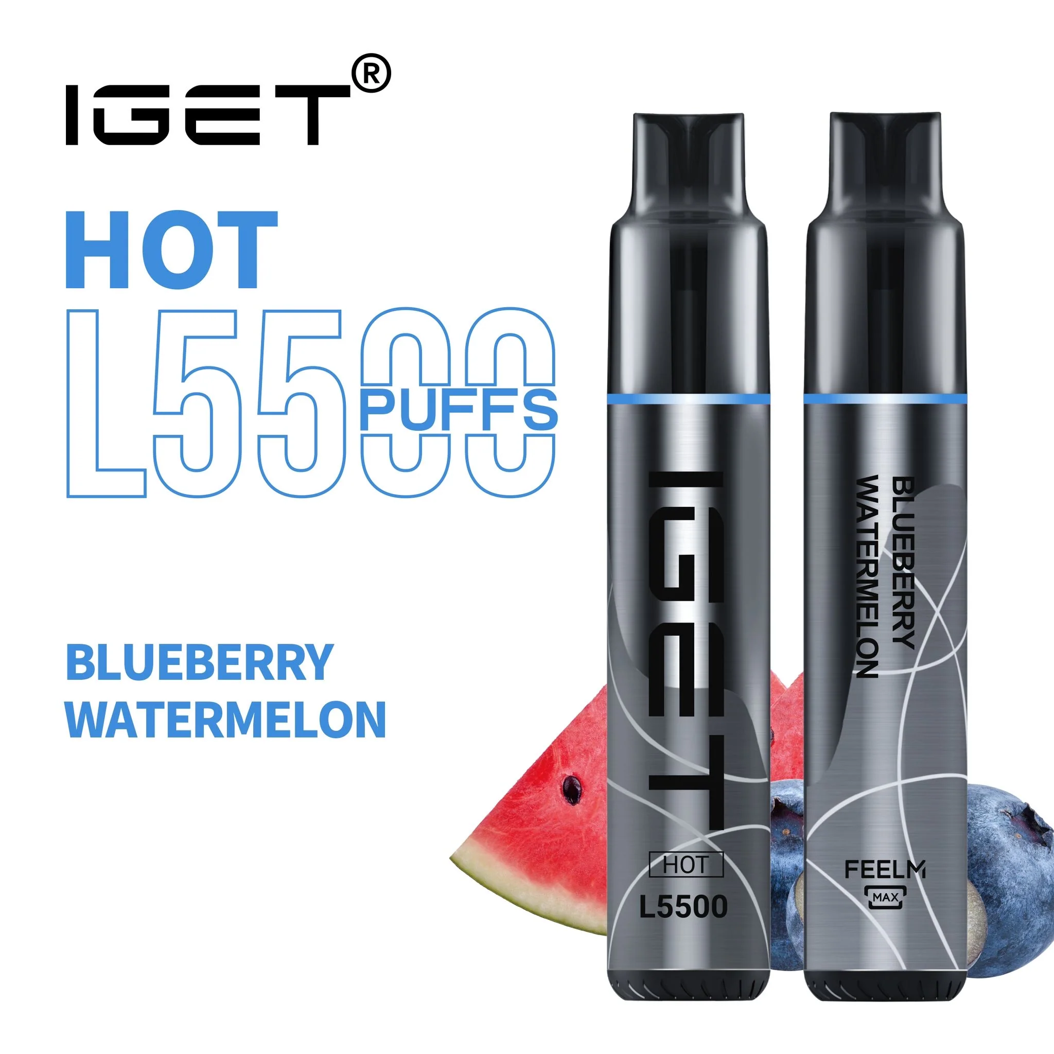 BLUEBERRY WATERMELIN – IGET HOT – 5500 PUFFS