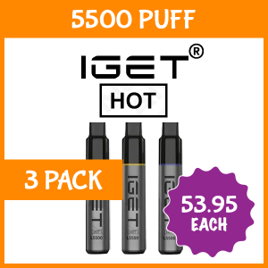 Home 3 PACK – IGET HOT – 5500 PUFFS