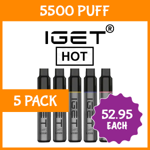Home 5 PACK – IGET HOT – 5500 PUFFS