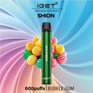 Home BUBBLE GUM – IGET SHION – 600 PUFFS